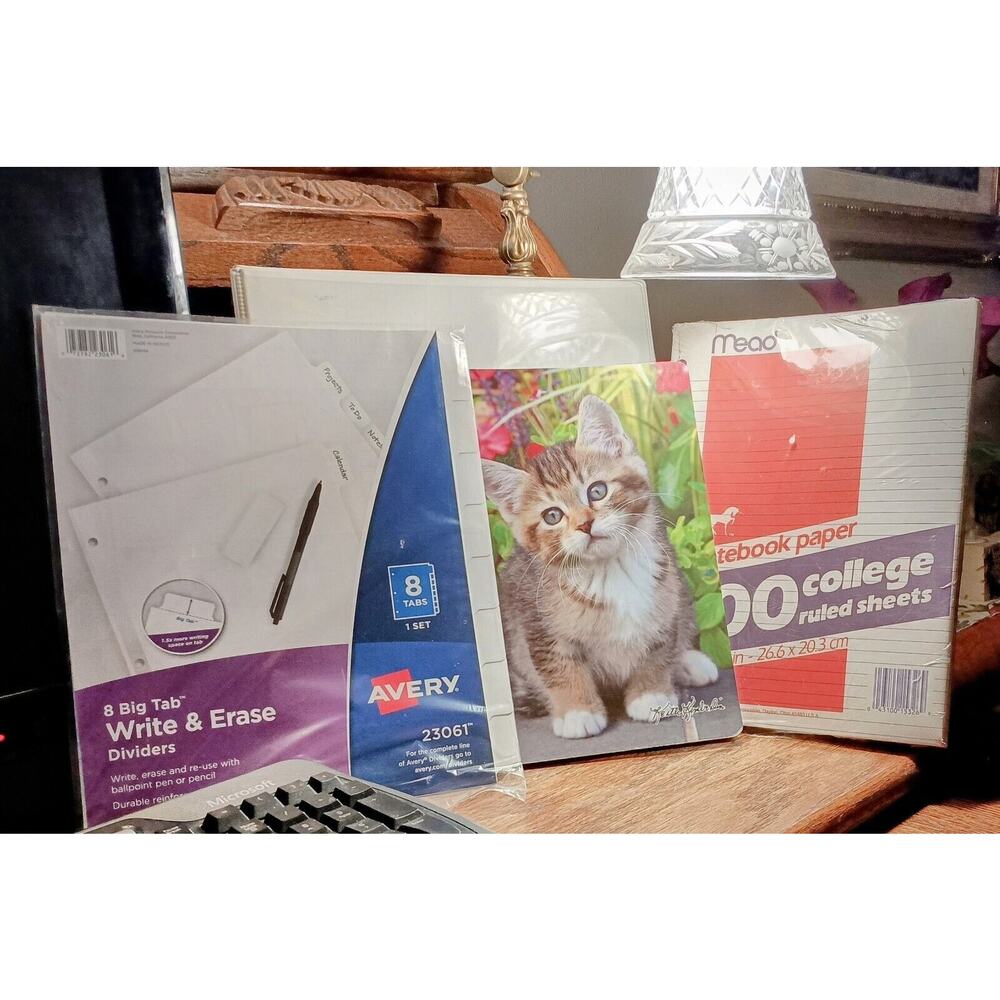 School Supplies Bundle 4 Items 2 New, 2 Used